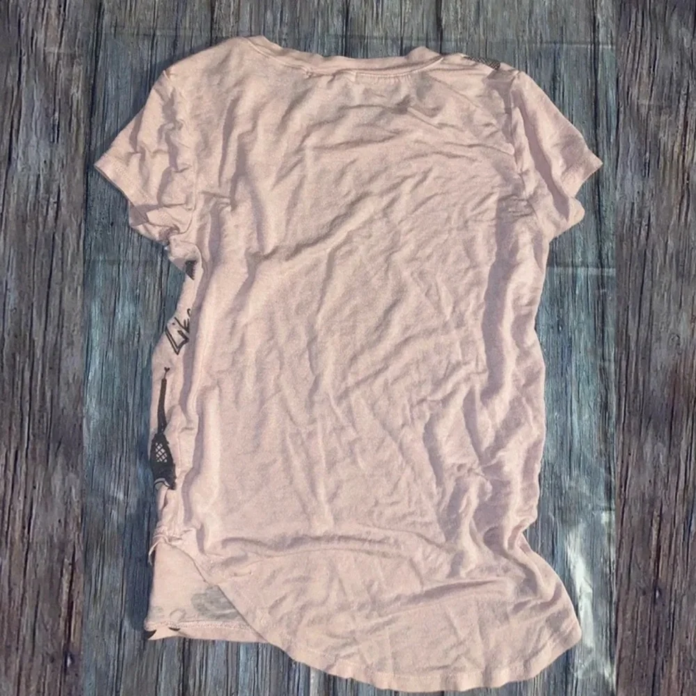 💞 Little Girls Small Pink Eiffel Tower Tee Shirt